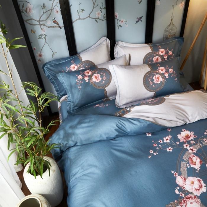 91家纺网 家纺一手货源 找家纺 雲归梦 2020新款13372全棉大版四件套 醉玲珑