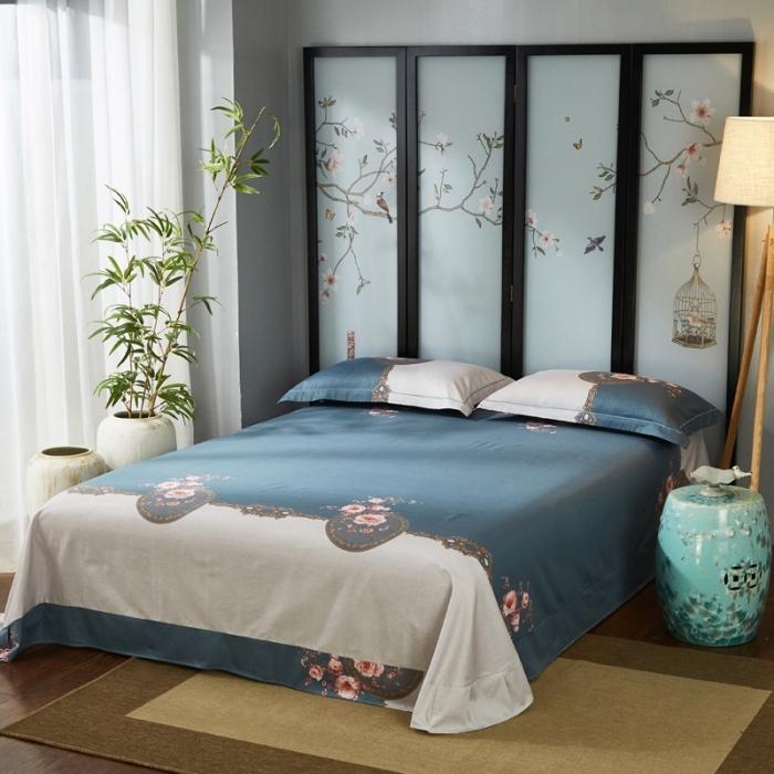 91家纺网 家纺一手货源 找家纺 雲归梦 2020新款13372全棉大版四件套 醉玲珑