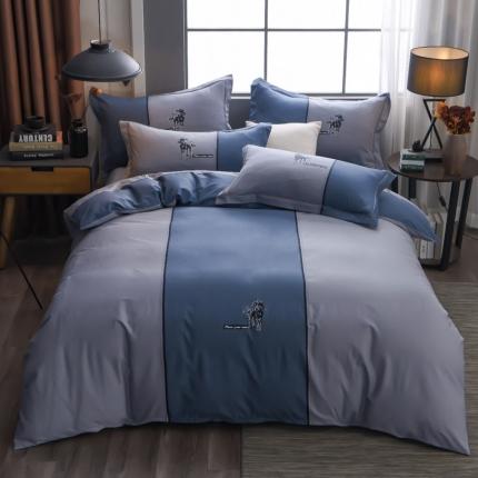 91家纺网 家纺一手货源 找家纺 （总3）雲归梦 2020新款13372全棉大版四件套