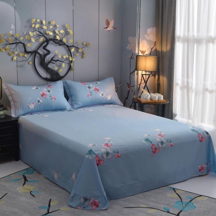 91家纺网 家纺一手货源 找家纺 雲归梦 2020新款13372全棉大版四件套 小甜心粉