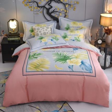 雲归梦 2020新款13372全棉大版四件套 叶语