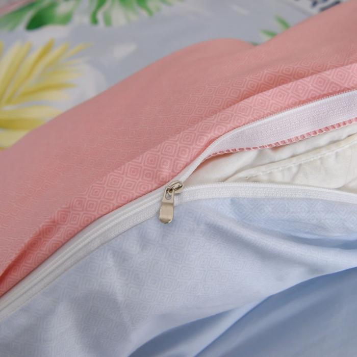 91家纺网 家纺一手货源 找家纺 雲归梦 2020新款13372全棉大版四件套 叶语