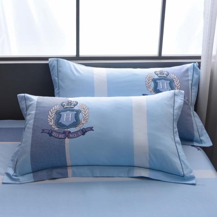 91家纺网 家纺一手货源 找家纺 雲归梦 2020新款13372全棉大版四件套 卡诺-蓝