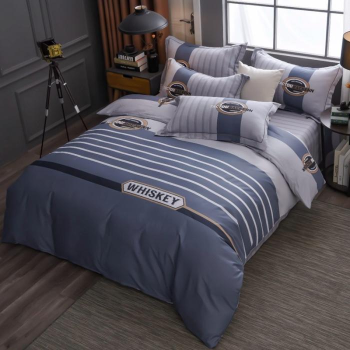 91家纺网 家纺一手货源 找家纺 雲归梦 2020新款13372全棉大版四件套 美式情调