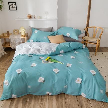 91家纺网 家纺一手货源 找家纺 （总）窝米 2020春夏新品花卉风系列四件套床笠款