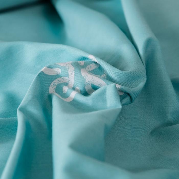 91家纺网 家纺一手货源 找家纺 窝米 2020春夏新品花卉风系列四件套 弗尼-蓝