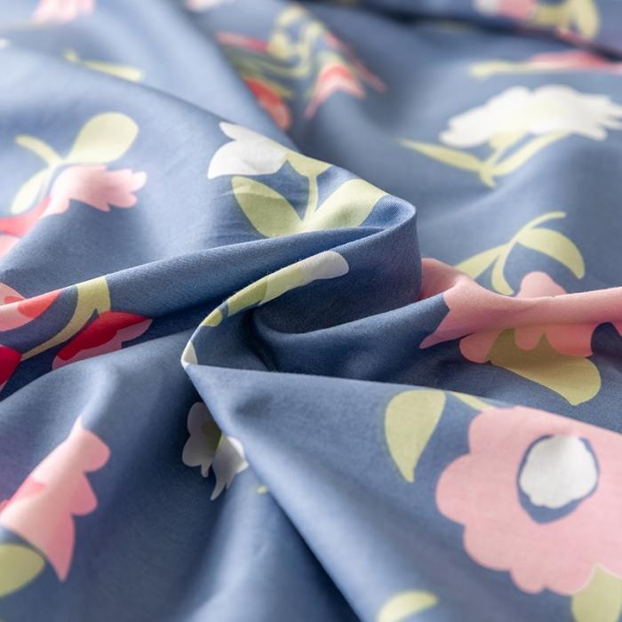 91家纺网 家纺一手货源 找家纺 窝米 2020春夏新品花卉风系列四件套 浮华