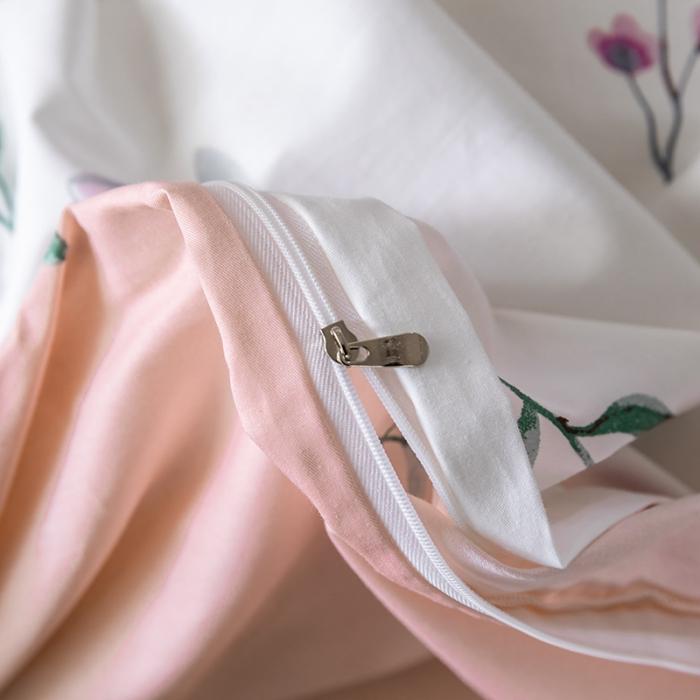 91家纺网 家纺一手货源 找家纺 窝米 2020春夏新品花卉风系列四件套 复苏