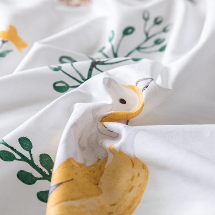 91家纺网 家纺一手货源 找家纺 窝米 2020春夏新品花卉风系列四件套 复苏