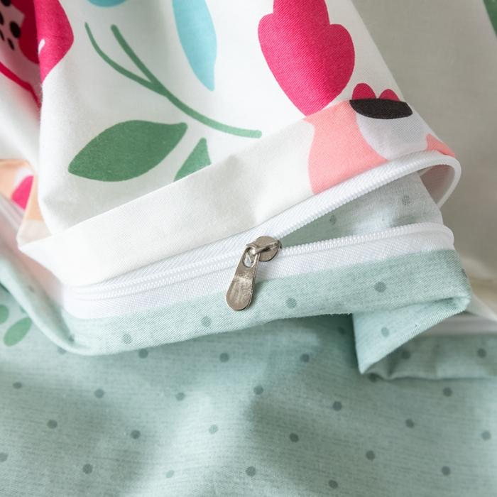 91家纺网 家纺一手货源 找家纺 窝米 2020春夏新品花卉风系列四件套 花语