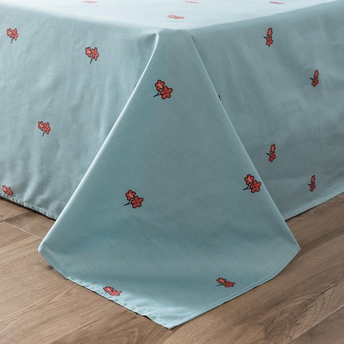 91家纺网 家纺一手货源 找家纺 窝米 2020春夏新品花卉风系列四件套 日系花花