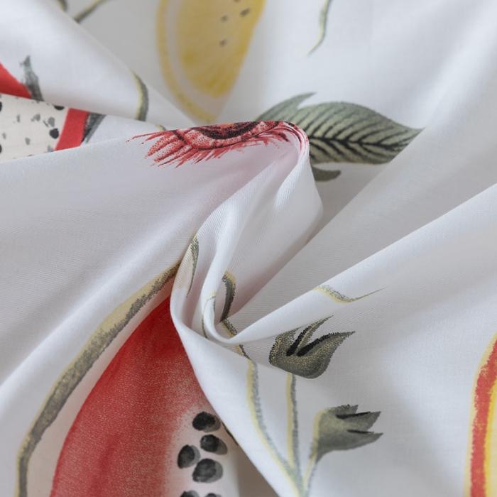 91家纺网 家纺一手货源 找家纺 窝米 2020春夏新品花卉风系列四件套 水果派对