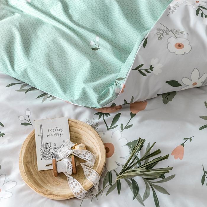 91家纺网 家纺一手货源 找家纺 窝米 2020春夏新品花卉风系列四件套 向日葵之恋