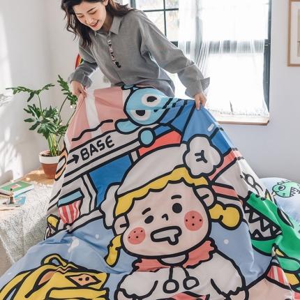 （总）窝米 2020设计师合作款大版卡通全棉四件套