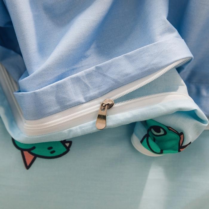 91家纺网 家纺一手货源 找家纺 窝米 2020设计师合作款大版卡通全棉四件套 安琪拉