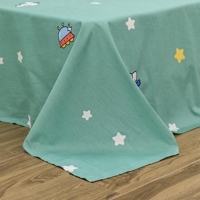 91家纺网 家纺一手货源 找家纺 窝米 2020设计师合作款大版卡通全棉四件套 拜托了老师