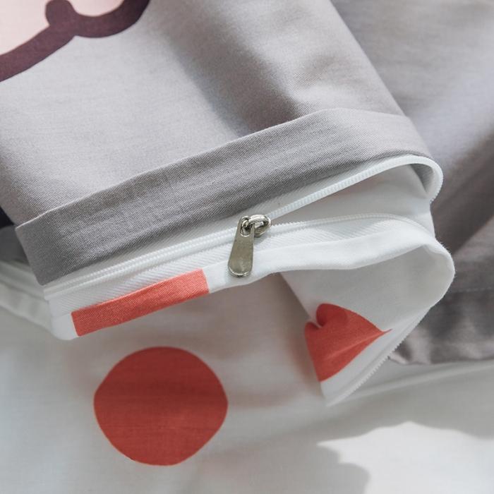 91家纺网 家纺一手货源 找家纺 窝米 2020设计师合作款大版卡通全棉四件套 蛋糕物语