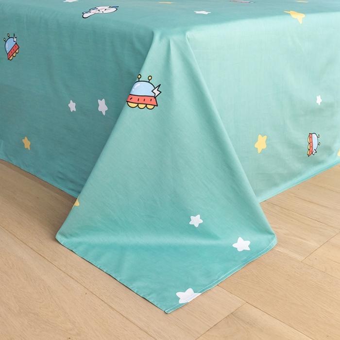 91家纺网 家纺一手货源 找家纺 窝米 2020设计师合作款大版卡通全棉四件套 收银员