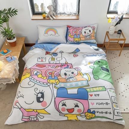 窝米 2020设计师合作款大版卡通全棉四件套 守护甜心