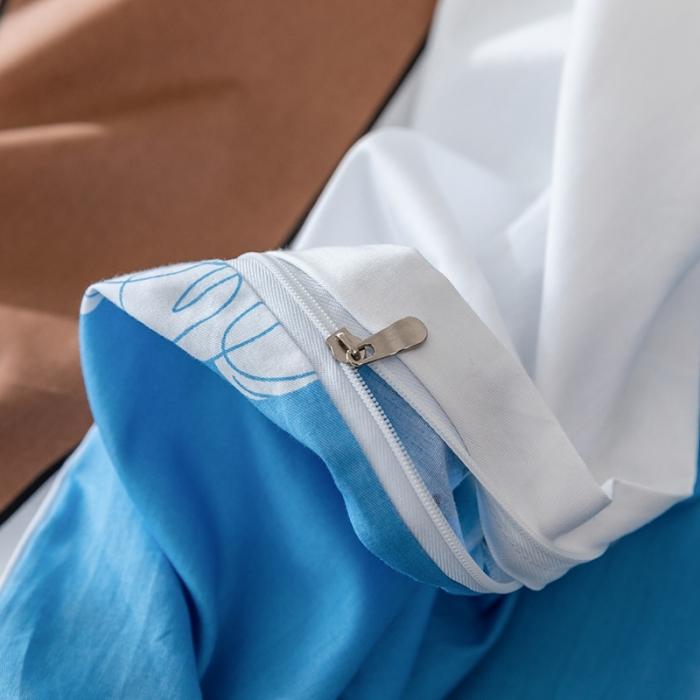 91家纺网 家纺一手货源 找家纺 窝米 2020设计师合作款大版卡通全棉四件套 甜甜圈