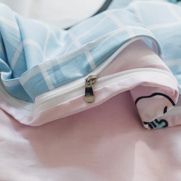 91家纺网 家纺一手货源 找家纺 窝米 2020设计师合作款大版卡通全棉四件套 甜心公主