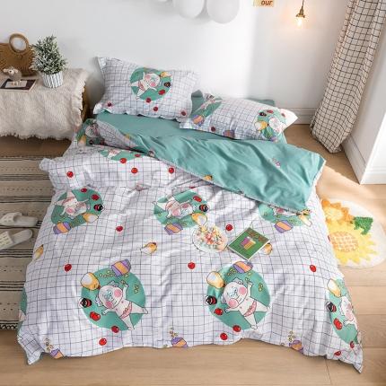 91家纺网 家纺一手货源 找家纺 （总）窝米 2020春夏新品-萌系卡通风系列四件套