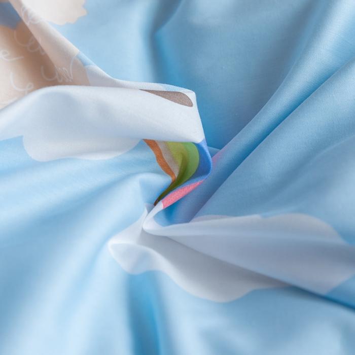 91家纺网 家纺一手货源 找家纺 窝米 2020春夏新品-萌系卡通风系列四件套 彩虹合唱团