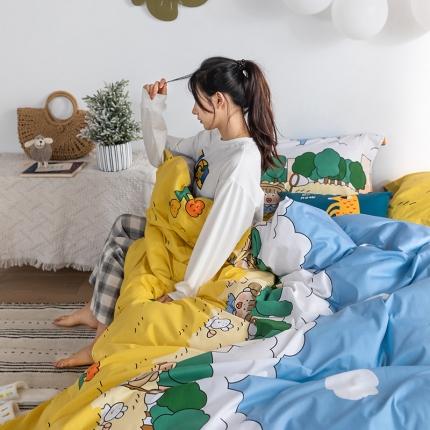 窝米 2020春夏新品-萌系卡通风系列四件套 田野