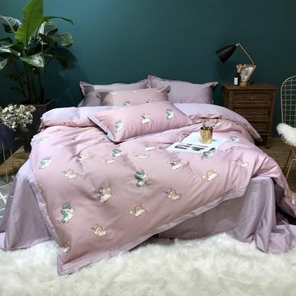 91家纺网 家纺一手货源 找家纺 （总）太古汇 2020新款60支数码印花四件套