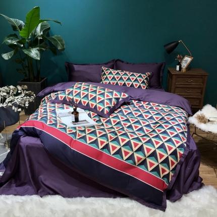 91家纺网 家纺一手货源 找家纺 （总）太古汇 2020新款60支数码印花四件套