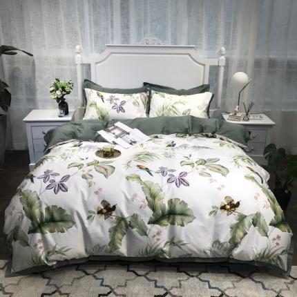 91家纺网 家纺一手货源 找家纺 （总）太古汇 2020新款60支数码印花四件套