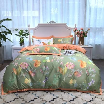 91家纺网 家纺一手货源 找家纺 （总）太古汇 2020新款60支数码印花四件套