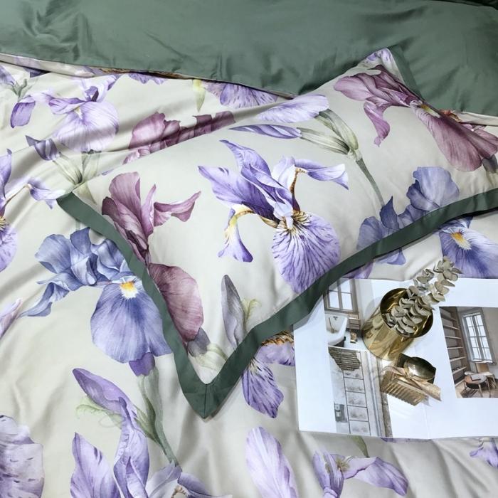 91家纺网 家纺一手货源 找家纺 太古汇 2020新款60支数码印花四件套 波莉