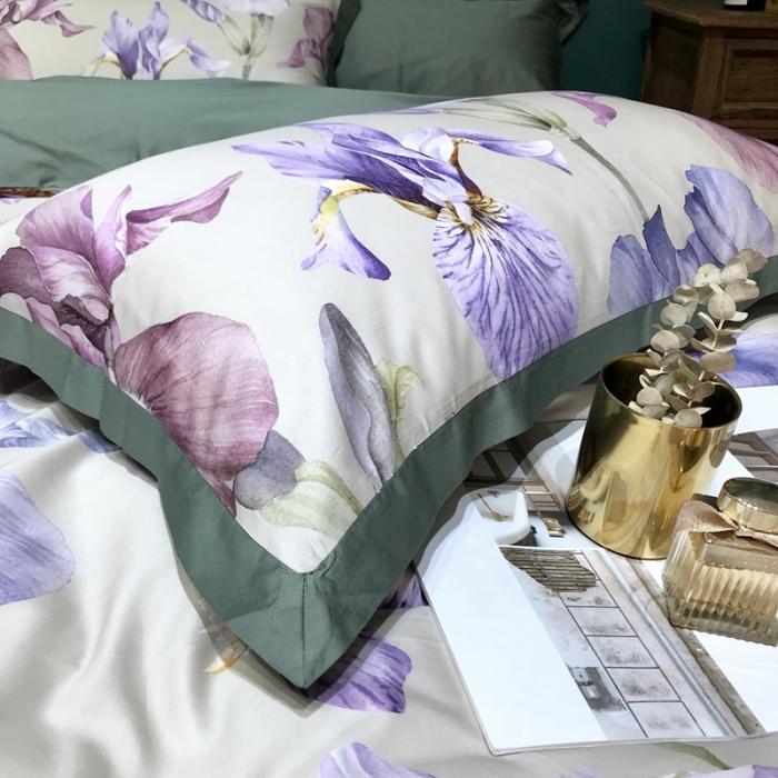 91家纺网 家纺一手货源 找家纺 太古汇 2020新款60支数码印花四件套 波莉