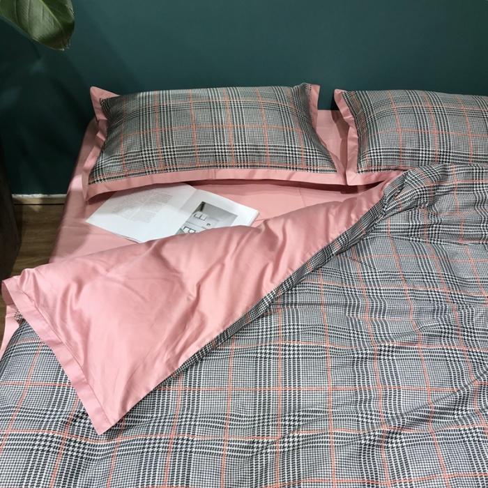 91家纺网 家纺一手货源 找家纺 太古汇 2020新款60支数码印花四件套 塔茜