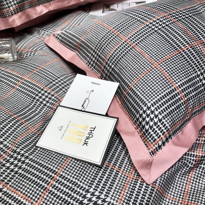 91家纺网 家纺一手货源 找家纺 太古汇 2020新款60支数码印花四件套 塔茜