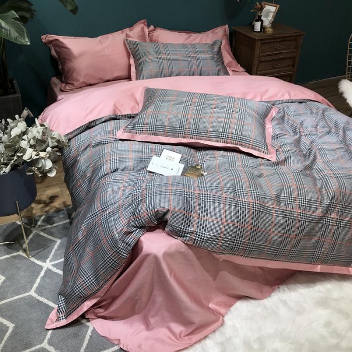 91家纺网 家纺一手货源 找家纺 太古汇 2020新款60支数码印花四件套 塔茜