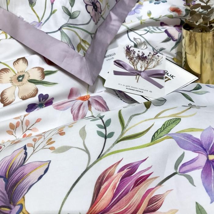 91家纺网 家纺一手货源 找家纺 太古汇 2020新款60支数码印花四件套 雪菲娜