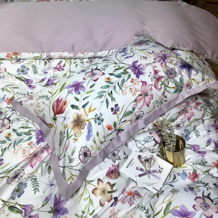 91家纺网 家纺一手货源 找家纺 太古汇 2020新款60支数码印花四件套 雪菲娜