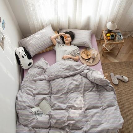 91家纺网 家纺一手货源 找家纺 （总）希文 2020年全棉印花四件套素雅系列