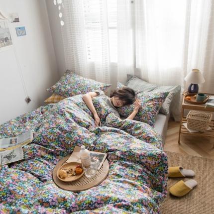 91家纺网 家纺一手货源 找家纺 （总） 2020年新品全棉13372印花四件套碎花素雅系列