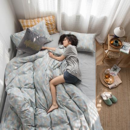 91家纺网 家纺一手货源 找家纺 （总）希文 2020年全棉印花四件套素雅系列