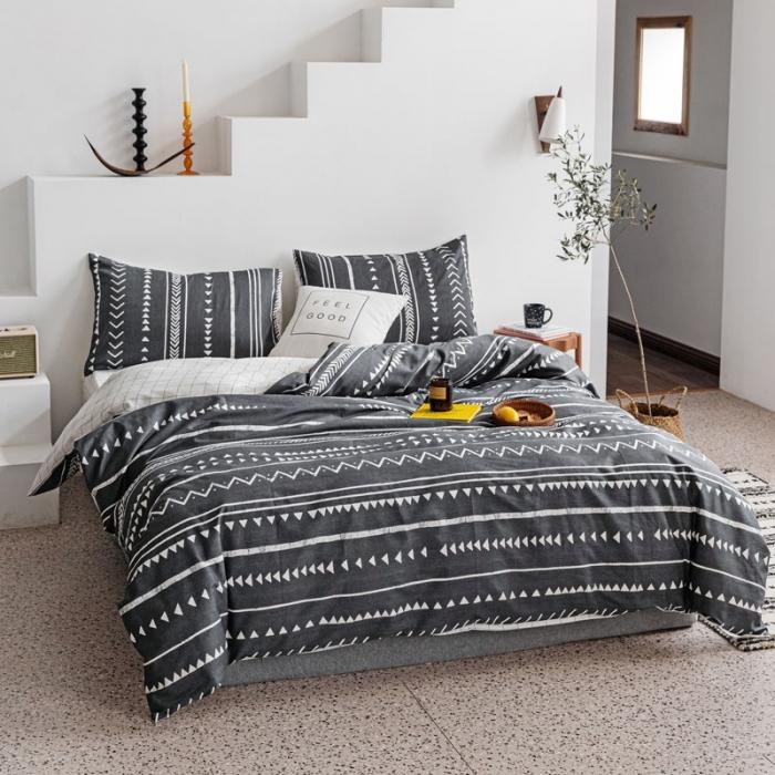 91家纺网 家纺一手货源 找家纺 艾沁 2020新款波西米亚风纯棉四件套 文莱