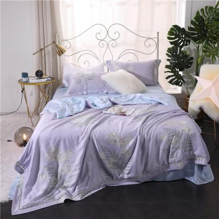 91家纺网 家纺一手货源 找家纺 （总）娇逸 2021新款40莱赛尔夏被四件套