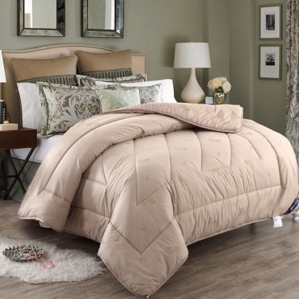 91家纺网 家纺一手货源 找家纺 莱宁被业 驼毛被子丝棉被芯冬被加厚保暖春秋宿舍驼绒被棉被