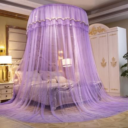 91家纺网 家纺一手货源 找家纺 （总）雪姿 2023新款直径1.5米圆顶蚊帐-倾城年华系列