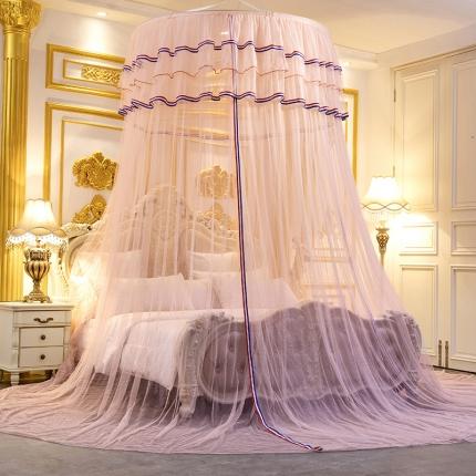 91家纺网 家纺一手货源 找家纺 雪姿 2023新款直径1.2米圆顶蚊帐-梦幻之旅系列 玉色