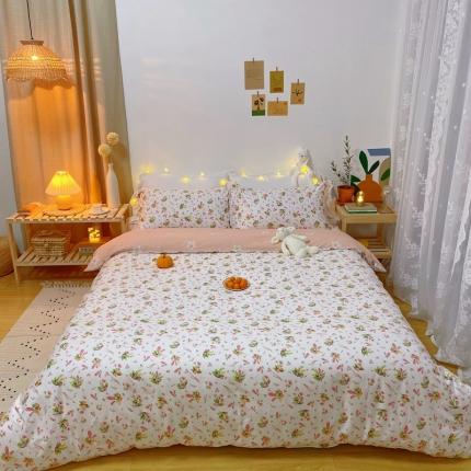 91家纺网 家纺一手货源 找家纺 （总）窝米 2020春夏新品花卉风系列四件套