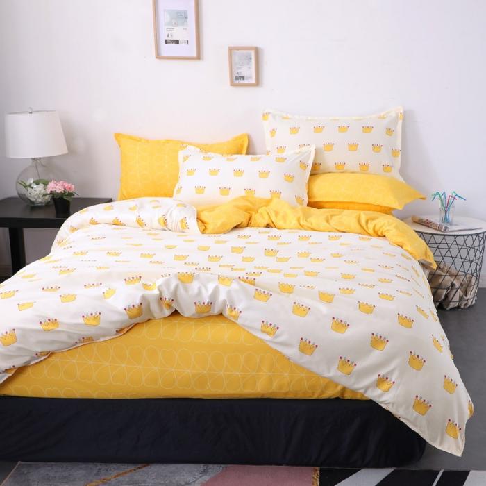 91家纺网 家纺一手货源 找家纺 赫然家纺 新款芦荟棉单品被套 皇冠