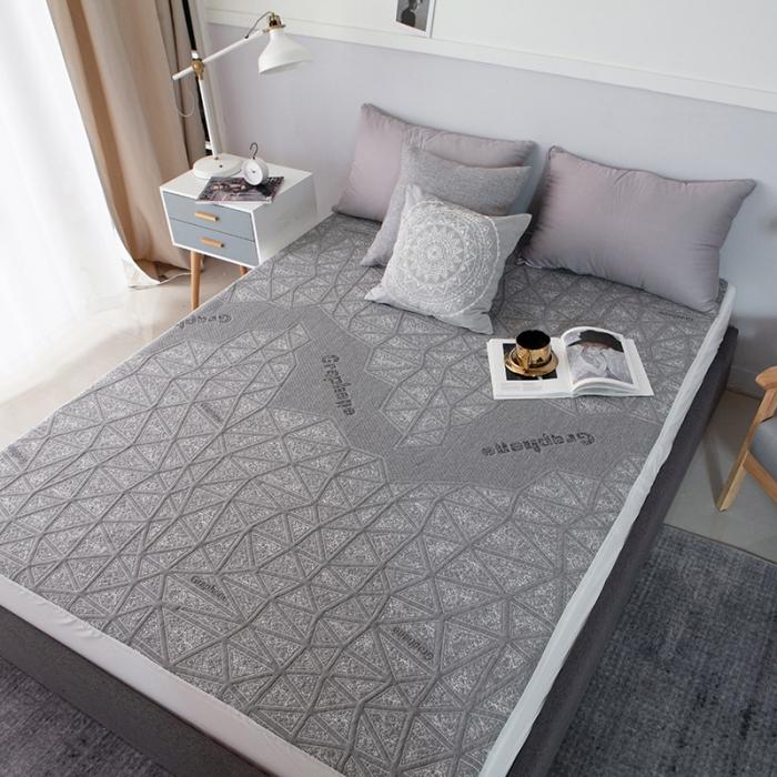 91家纺网 家纺一手货源 找家纺 小米笠 石墨烯空气层夹棉防水床笠 石墨烯经典款